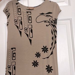 Wahine Toa midi length dress